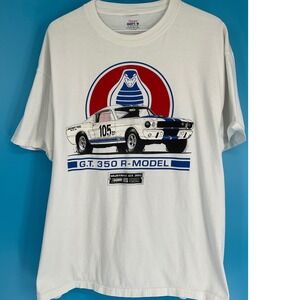 Shelby GT350 R-Model Mustang Graphic T-Shirt Hanes Beefy-T Men's XL